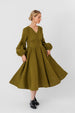 Diane Dress, Long Sleeve, Rosemary Green#color_rosemary-green
