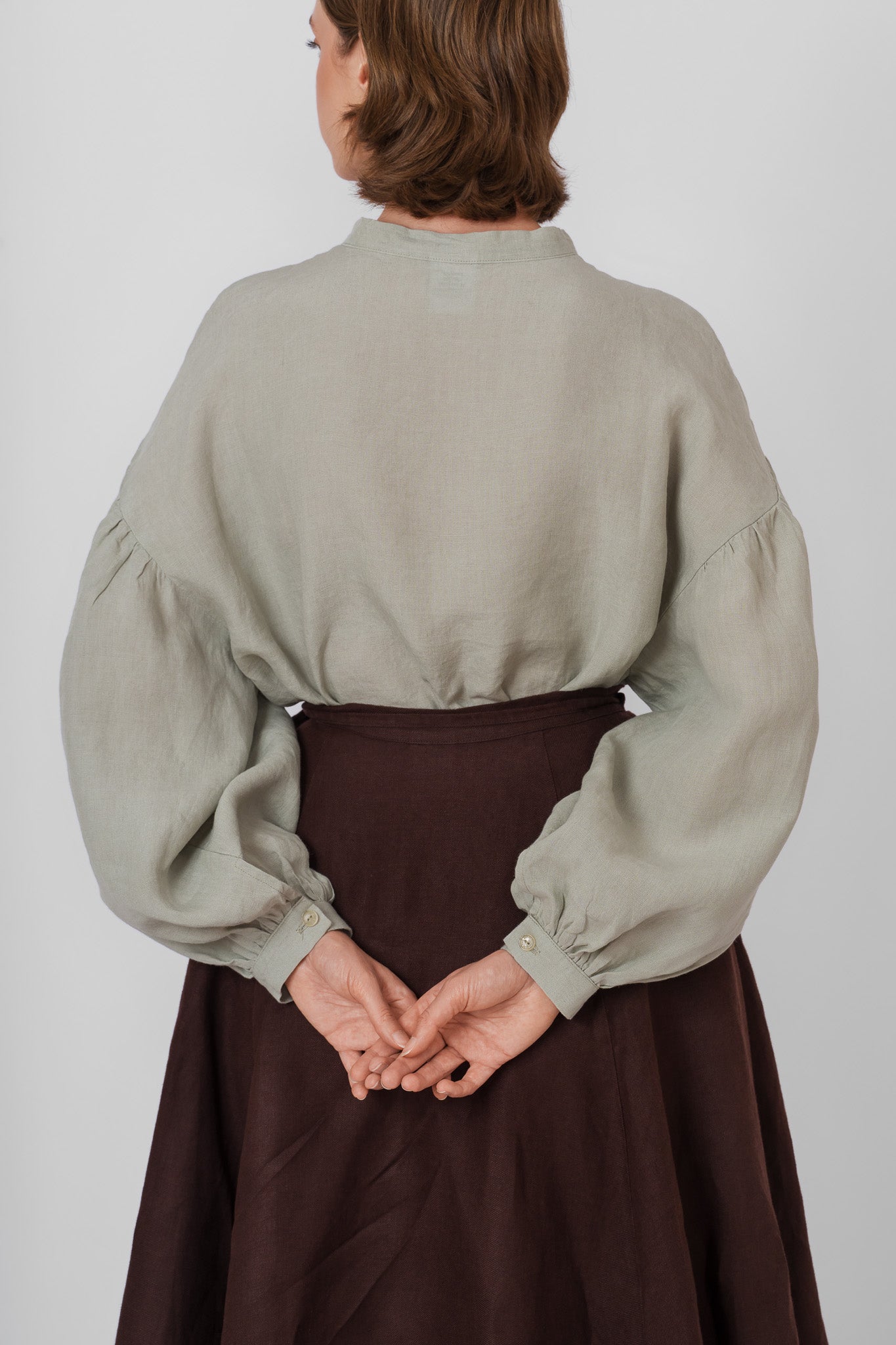 Clementine Shirt, Long Sleeve, Mint