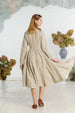 Classic Dress, Long Sleeve#color_natural-linen