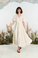 Maxi Wrap Dress, Butterfly Sleeve, Milky White
#color_milky-white
