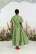 Maxi Wrap Dress, Butterfly Sleeve, Matcha Latte
#color_matcha-latte
