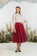 Classic Skirt, Marsala Red
#color_marsala-red