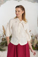 Jasmine Shirt, Long Sleeve, Milky White
#color_milky-white