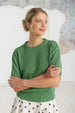 Elaine Top, Short Sleeve, Matcha Latte #color_matcha-latte