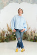 Clementine Shirt, Long Sleeve, Skye Blue
#color_skye-blue