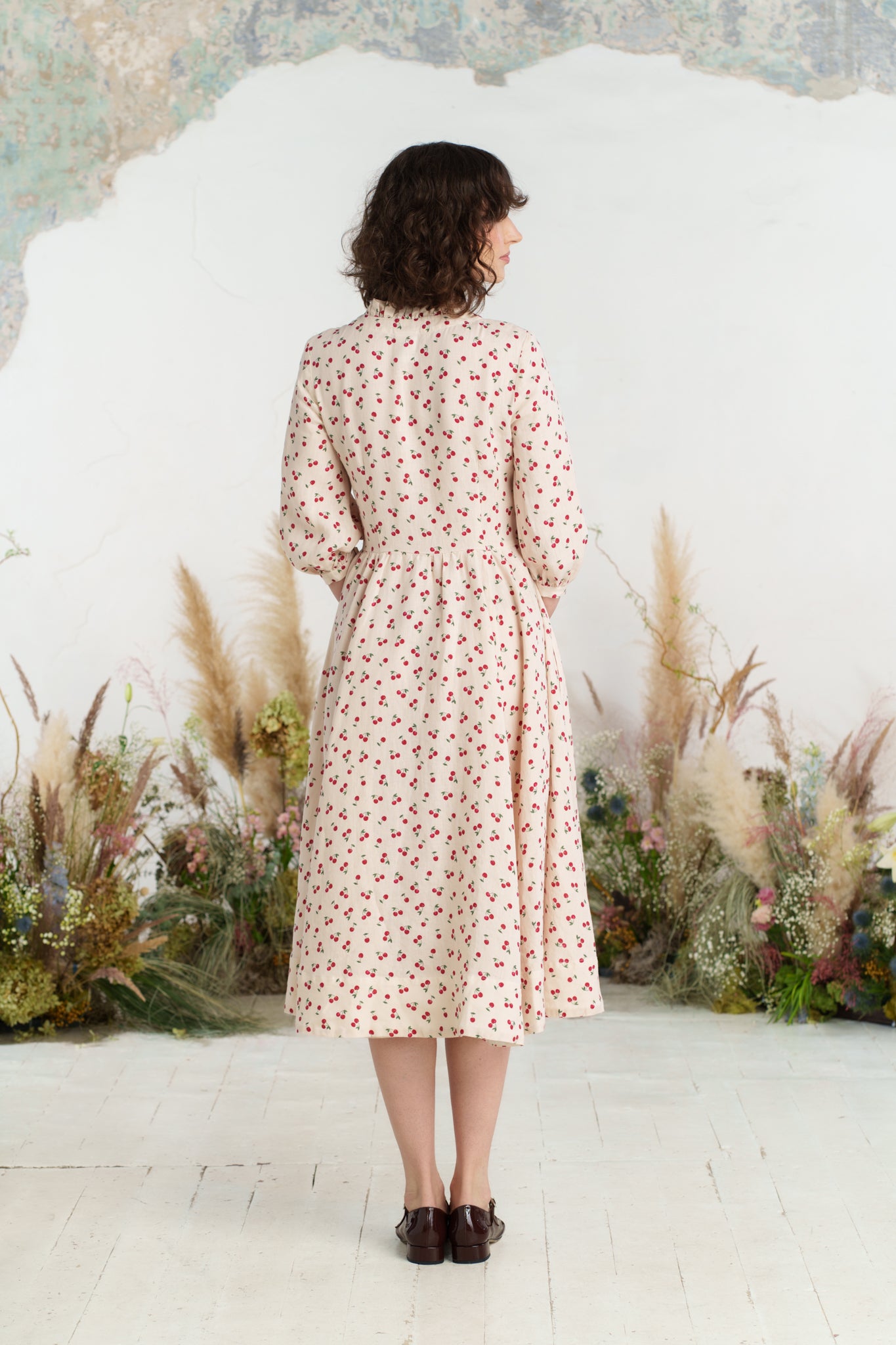 Ophelia Dress, 3/4 Sleeve, Mon Chéri
#color_mon-cheri