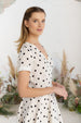 Wrap Dress, Short Sleeve, Big Dots
#color_big-dots