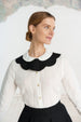 Magnolia Collar, Linen#color_black-pansy