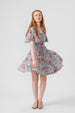 Mini Wrap Dress, Butterfly Sleeve, Blue Romance#color_blue-romance