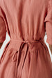 Diane Dress, Puffed Sleeve, Vintage Pink#color_vintage-pink
